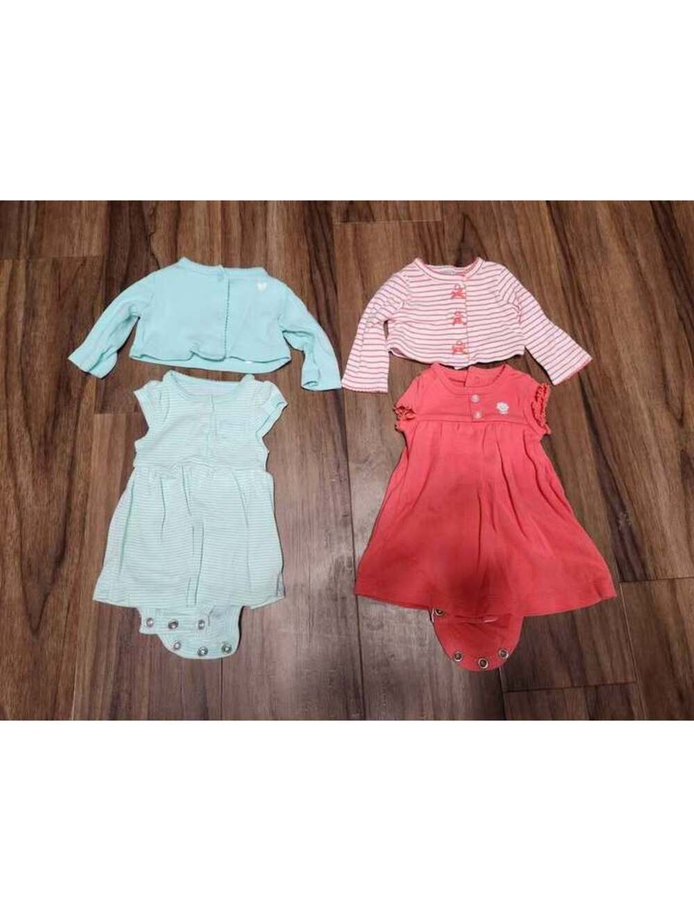 Newborn Baby Girl Dresses Carter's Orange Blue